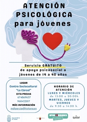 Servicio de Apoyo Psicosocial para jóvenes de 14 a 40 años.2026 - 3